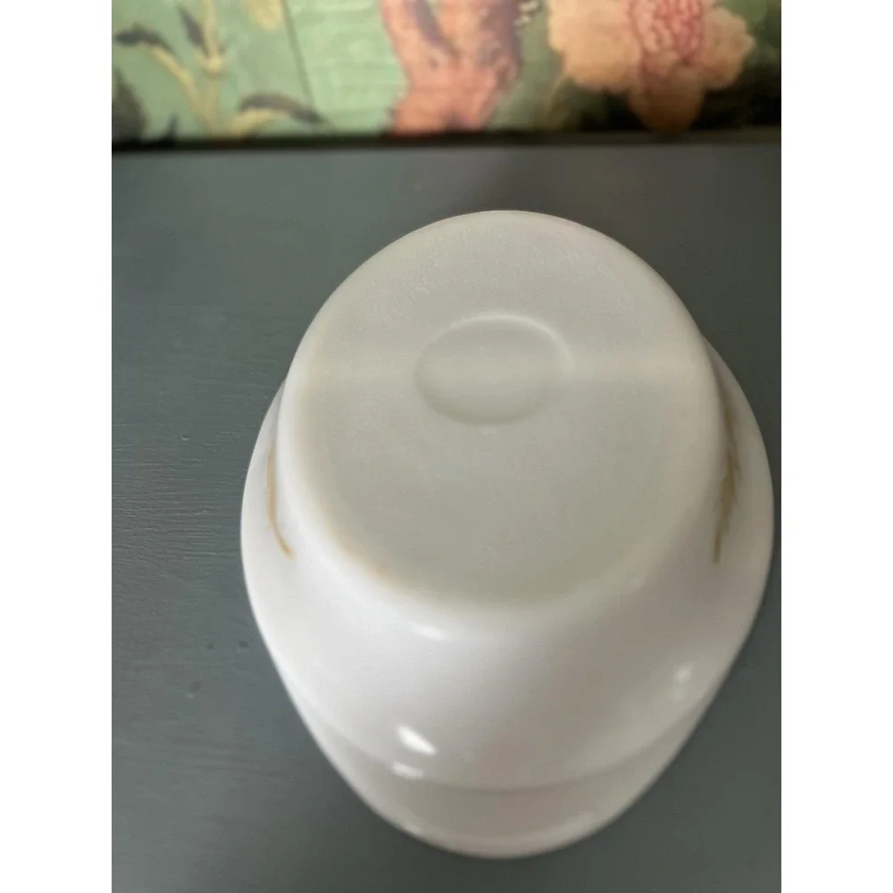 Vtg GlasBake Divided Casserole Dish J-239 Milk Glass USA